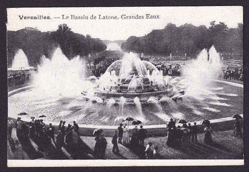 Versailles – Le Bassin de Latone. Grandes Eaux (C. B. ) – Ubrukt