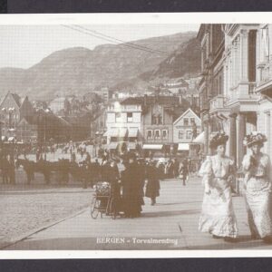 Bergen - Torvalmending - NYTRYKK - Postgått