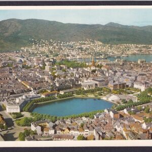 Bergen. Utsikt over byen ved... (Aune F-399-0) - St. BERGEN 22-6-60