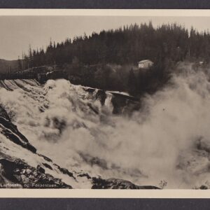Trondheim. Lerfossen og Fossestuen (Oppi 626) - Påskrevet