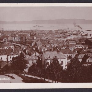 Trondhjem. (Mittet & Co. 808) - Påskrevet