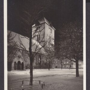 Vår Frue Kirke ved natt. Trondheim (F. B. B. 300) - Ubrukt