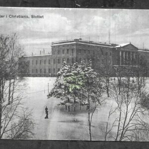 Vinter i Christiania, Slottet. - E. A. Schjörn No. 191 - [16]
