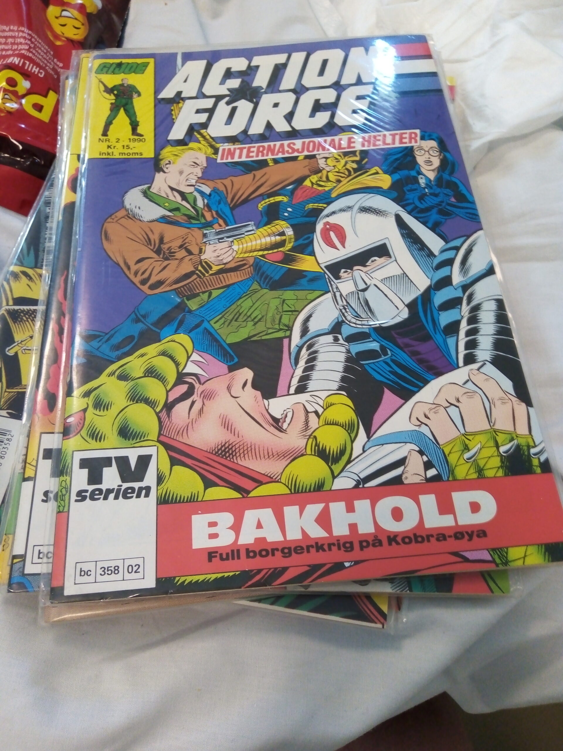 Action force interionalehelter fra 1988 til 1991