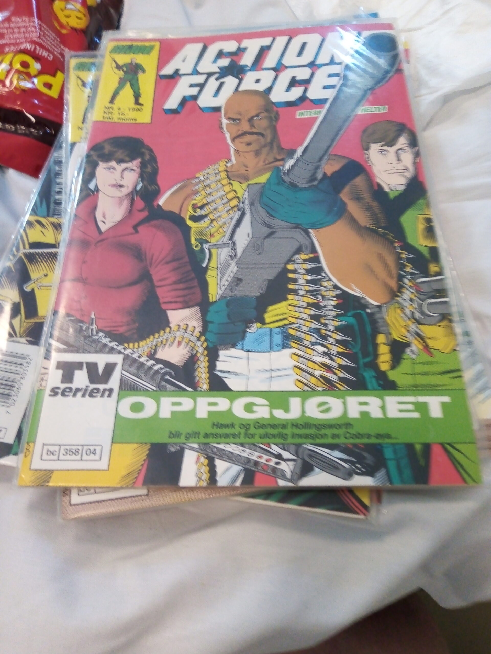Action force interionalehelter fra 1988 til 1991