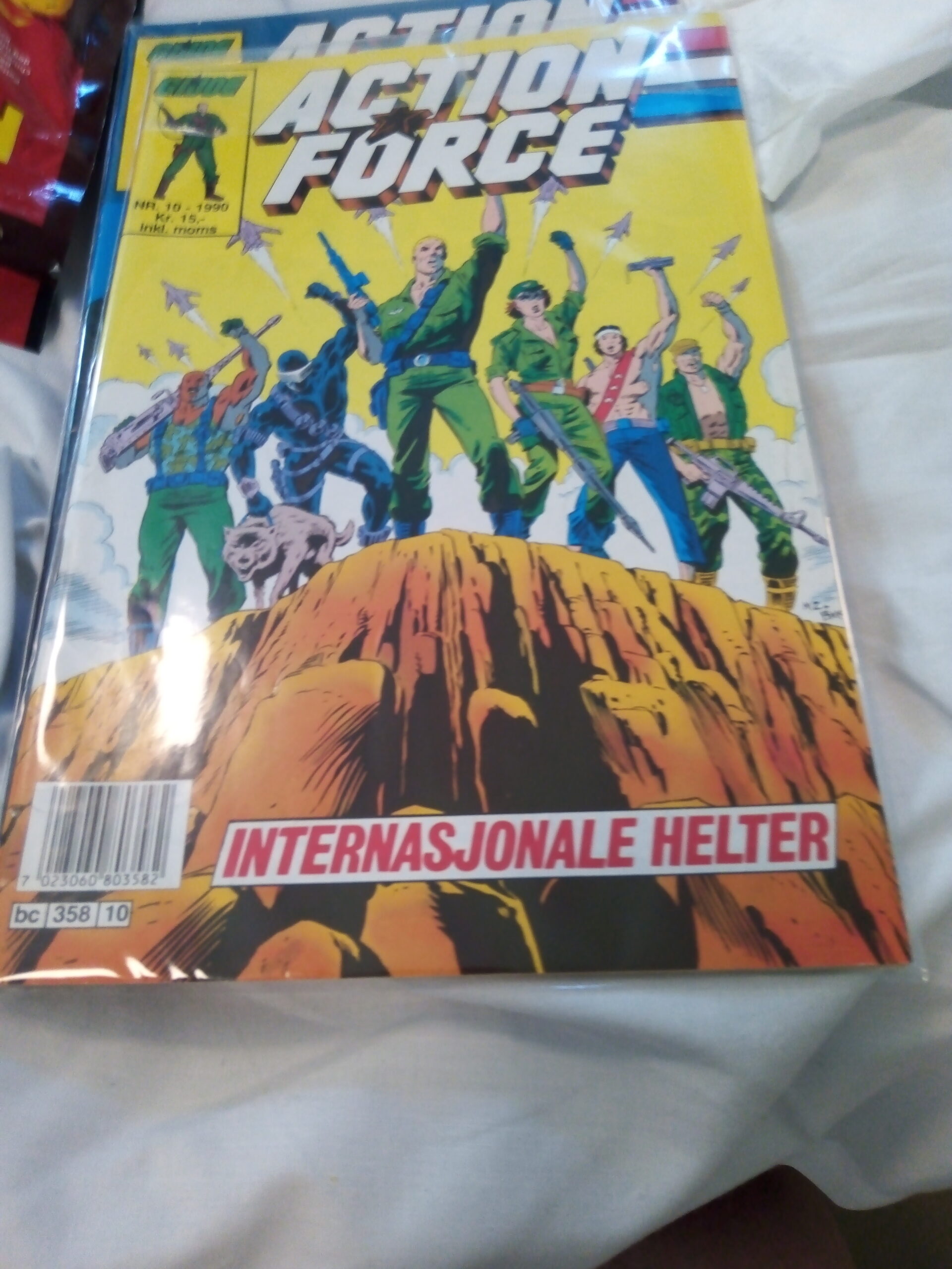 Action force interionalehelter fra 1988 til 1991