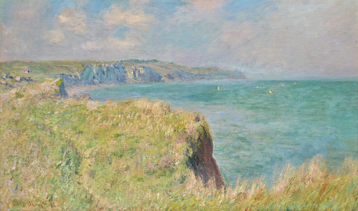 *Bord des falaises à Pourville* av Claude Monet, solgt for rundt 110,4 millioner kroner hos Christie’s i Paris.