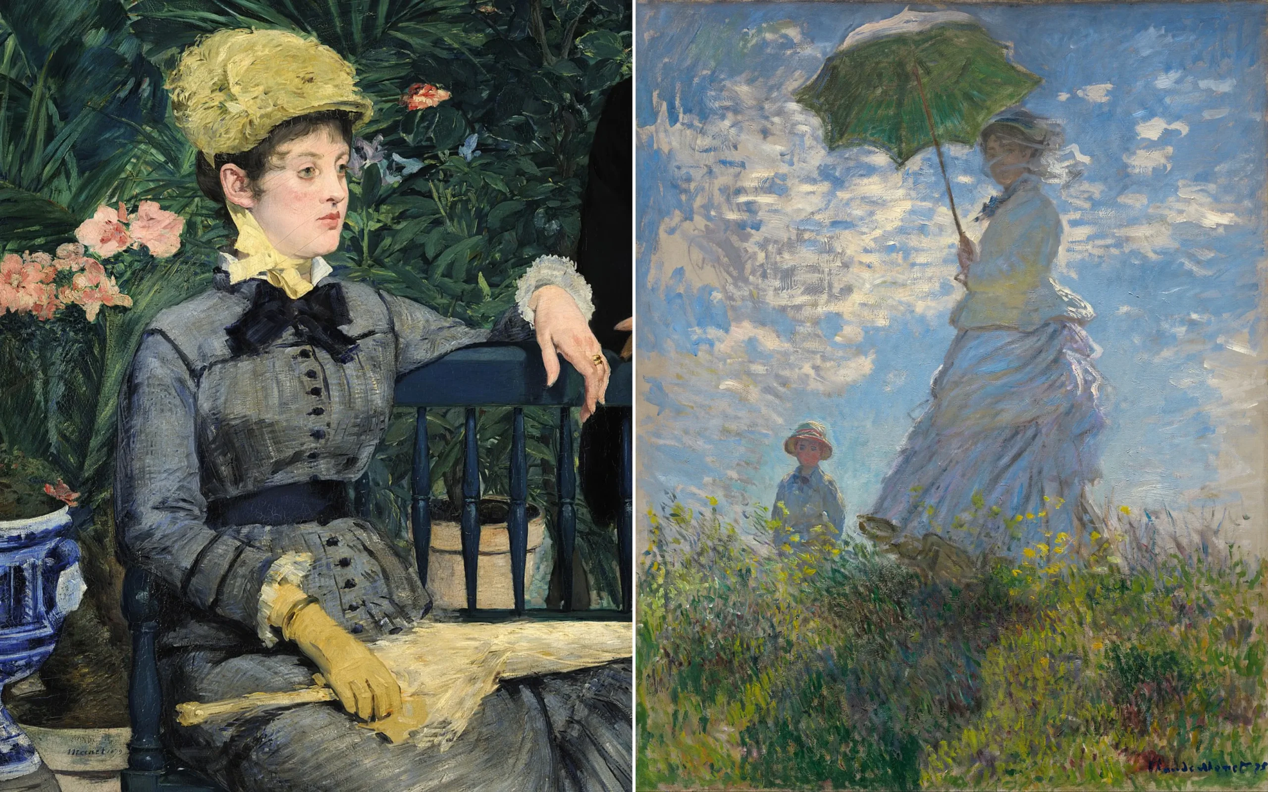 Navnene ligner, epoken overlapper og motivene kan ved første øyekast virke beslektet. Likevel er Claude Monet og Édouard Manet to svært ulike innganger til modernitetens kunst.